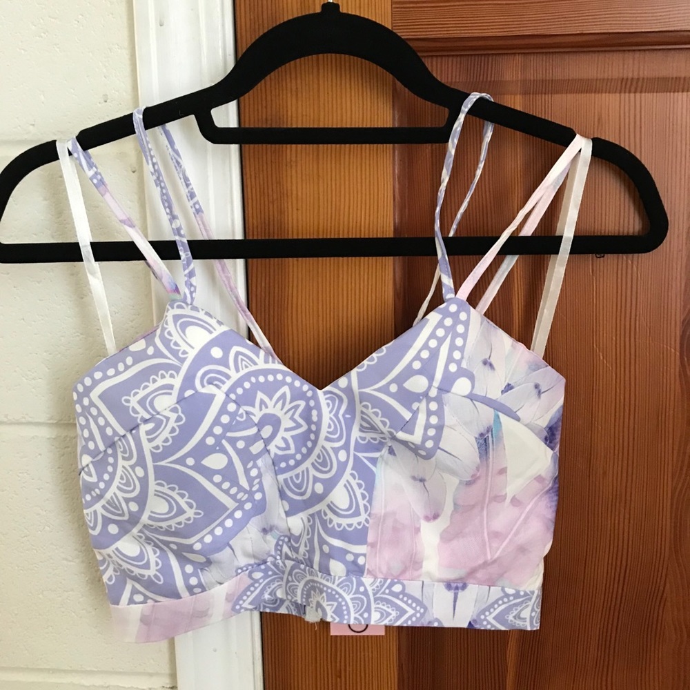 SHOWPO boho strapped crop top